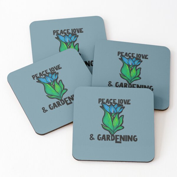Item preview, Peace love and Gardening designed and sold by FrictionMaxxing.