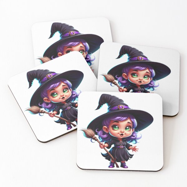 Item preview, Cute baby cartoon witch designed and sold by Inspyralia.