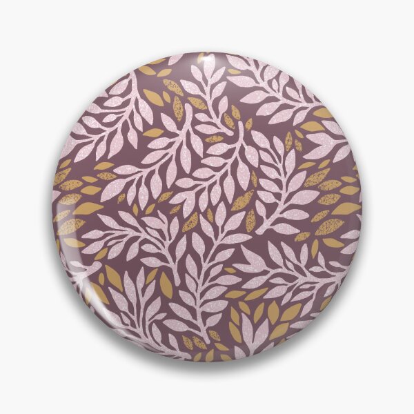 Item preview, Leaves Pattern in Pink, Tan and Deep Taupe designed and sold by KooKooRuz.