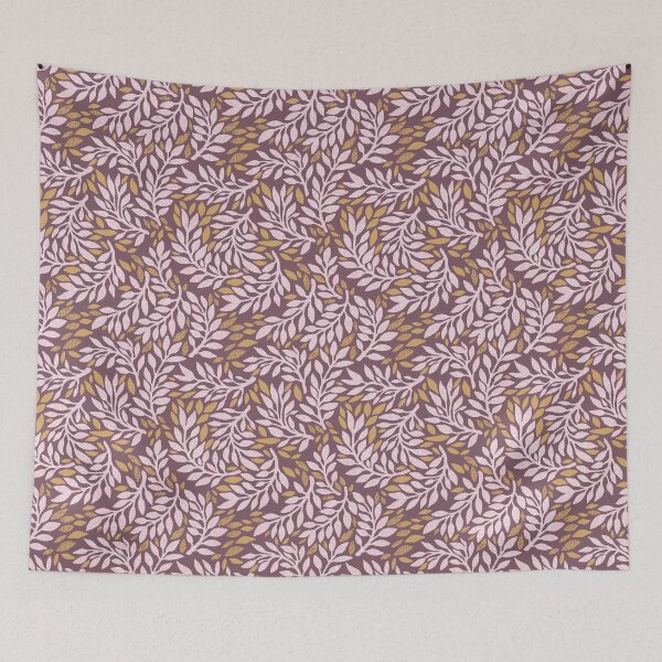 Item preview, Leaves Pattern in Pink, Tan and Deep Taupe designed and sold by KooKooRuz.