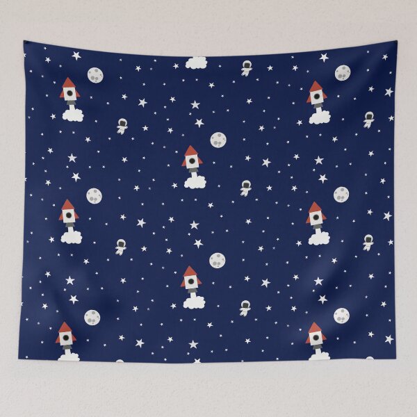 Item preview, We are going to space dark blue designed and sold by Koolmees.
