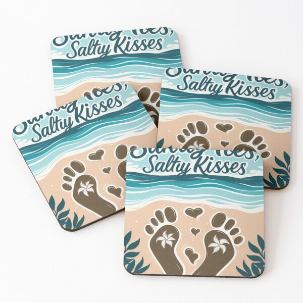 Item preview, Sandy Toes, Salty Kisses designed and sold by HOMEDESIGNPRINT.