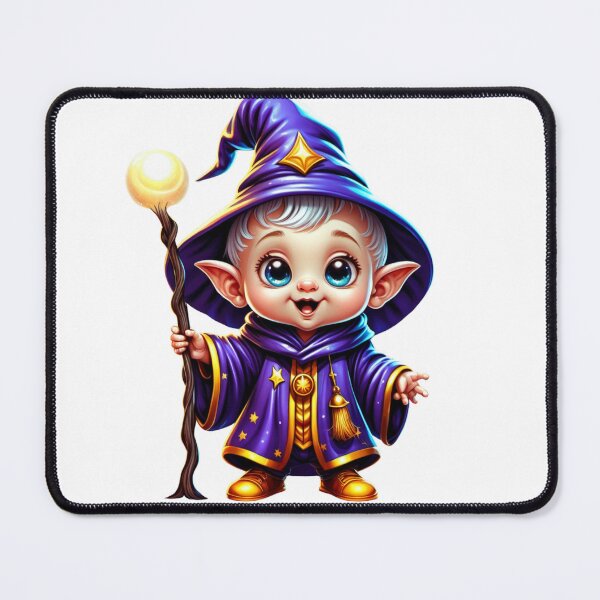 Item preview, Cute baby cartoon wizard designed and sold by Inspyralia.
