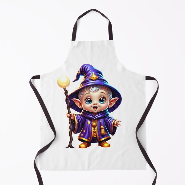 Item preview, Cute baby cartoon wizard designed and sold by Inspyralia.