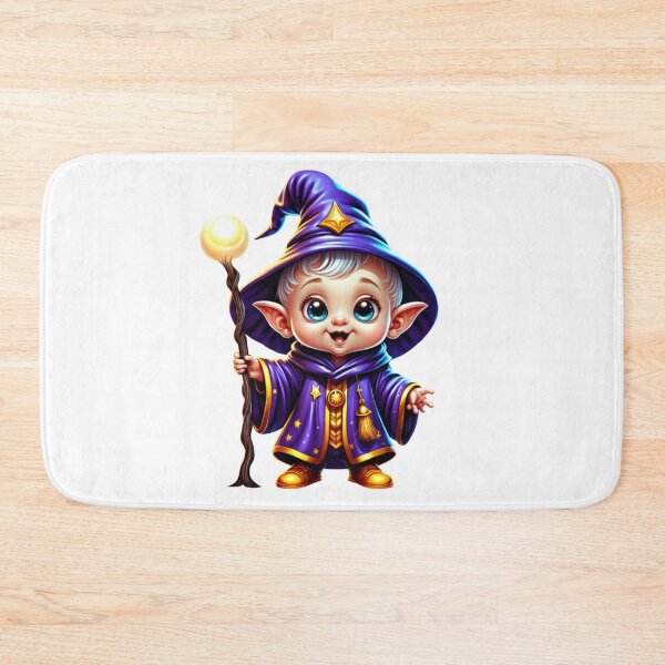 Item preview, Cute baby cartoon wizard designed and sold by Inspyralia.