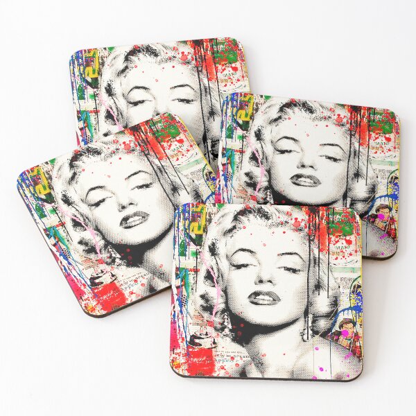 Item preview, Marilyn Monroe Abstract Collage - Vanguerati designed and sold by Vanguerati.