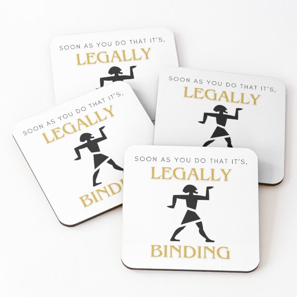 Item preview, Legally Binding - Middleditch and Schwartz designed and sold by tartistry.