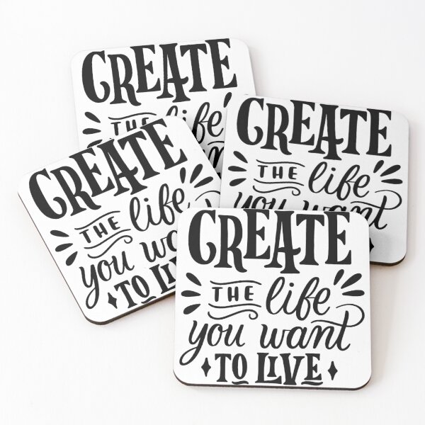 Item preview, Create the Life you Want to Live designed and sold by Kubala Designs.