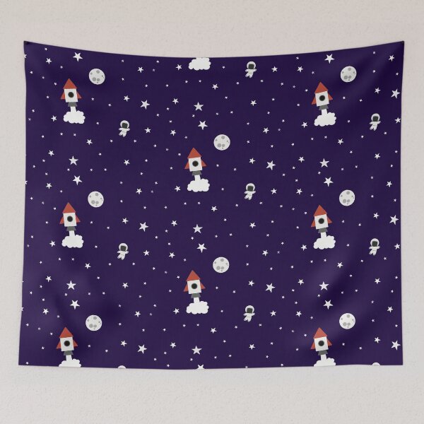 Item preview, We are going to space dark purple designed and sold by Koolmees.