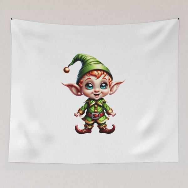 Item preview, Cute baby cartoon elf designed and sold by Inspyralia.