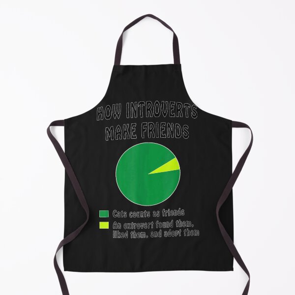 Item preview, Funny Introvert Cat  Humor Pie Chart N Gifts designed and sold by eKvzo5epAZKu.