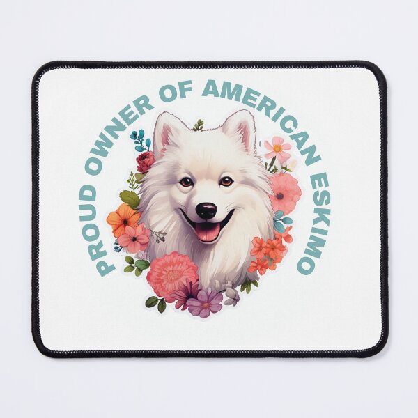 Item preview, Cute Flower American Eskimo Mom Dad Guardian Angel Best Friend Doggie Paw designed and sold by SMARTKIT DESIGNAGENCY.