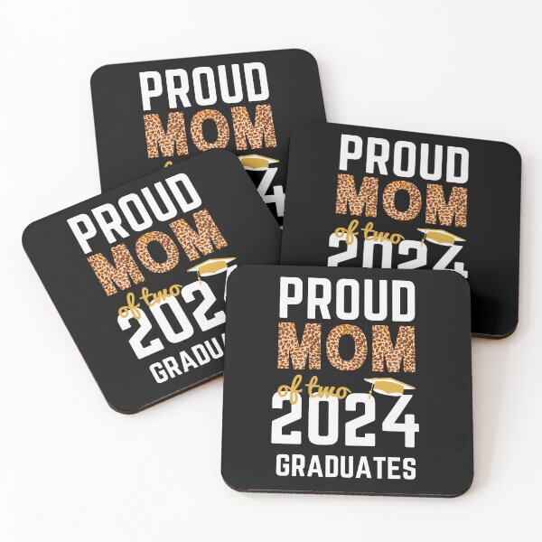 Item preview, Proud Mom of Two 2024 Graduates, Class of 2024 designed and sold by sinceanna.