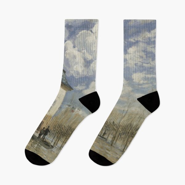 Item preview, Alfred Sisley Boat in the Flood at Port designed and sold by OldTimeArt.