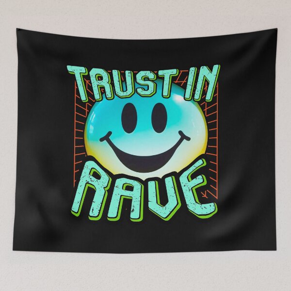 Item preview, TRUST IN RAVE #8 SMILEY designed and sold by RICK-TURNER.