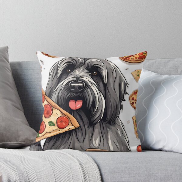 Item preview, Briard Dog Pizza Lover FASTFOODS AND DOGS designed and sold by GoodyPaws.