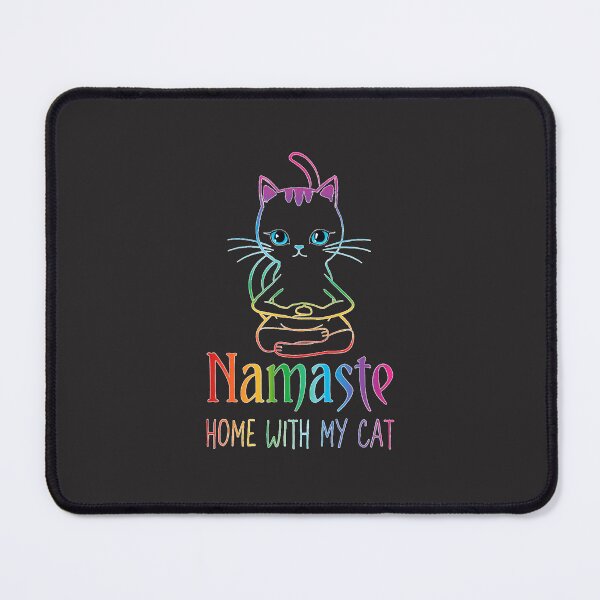 Item preview, Funny Namaste Home With My Cat Namastay Zen Kitty Introvert  designed and sold by K5yjqoSMtFx0.