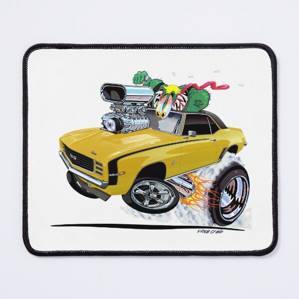Item preview, Vince Crain Z RATED 1969 yellow RS SS designed and sold by vincecrain.
