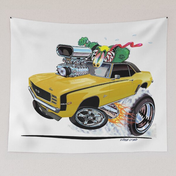 Item preview, Vince Crain Z RATED 1969 yellow RS SS designed and sold by vincecrain.