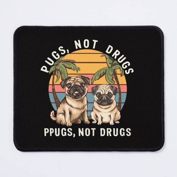 Item preview,   Pugs not drugs ,Paws, not pills  ,gift idea  designed and sold by masteryStore.