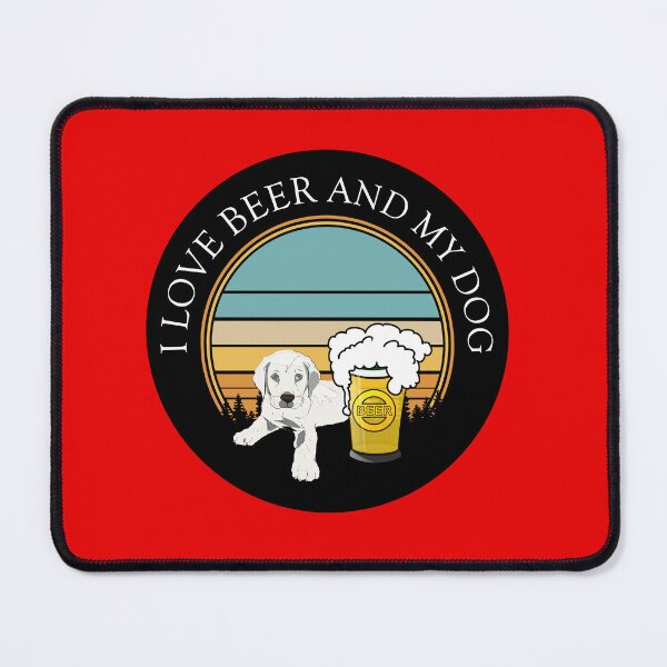 Item preview, I Love Beer And My Dog designed and sold by Cree8if.