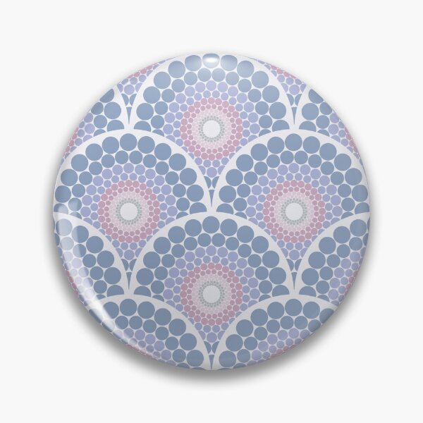 Item preview, Art Deco Radiant Intangible Dot Mandala Scallop designed and sold by Triplicate Limited.