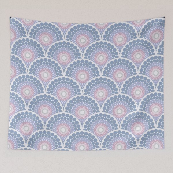 Item preview, Art Deco Radiant Intangible Dot Mandala Scallop designed and sold by Triplicate Limited.