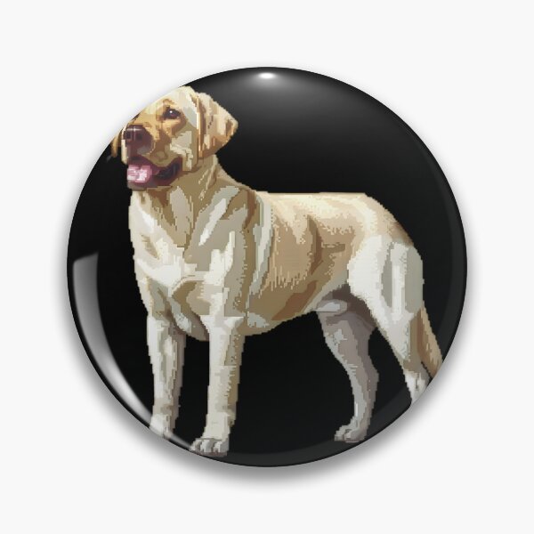 Item preview, Pixel Portrait Labrador Retriever designed and sold by CUTEDOGGIEZ.
