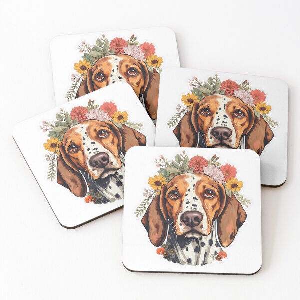 Item preview, Cute Flower American Leopard Hound Mom Dad Guardian Angel Best Friend Doggie Paw designed and sold by SMARTKIT  DESIGNAGENCY.