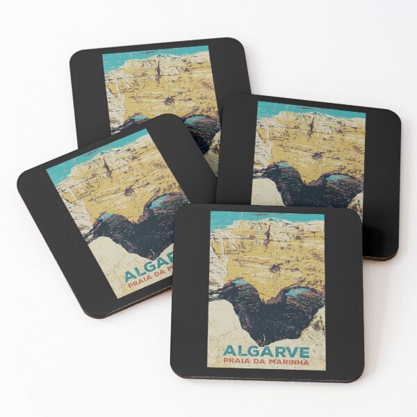 Item preview, Illustration of the arches of Marinha Beach - Algarve Portugal designed and sold by Lemomo-artworks.