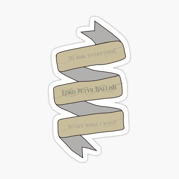 Lord Baelish Stickers for Sale | Redbubble