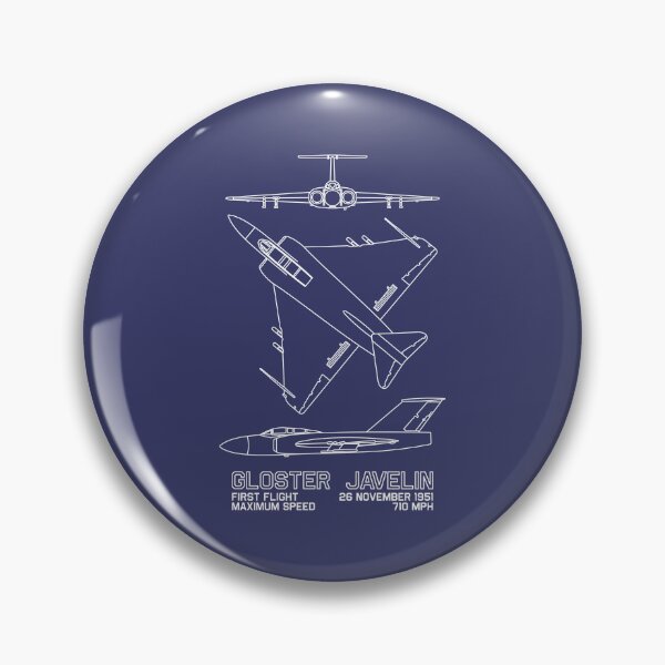 Artikelvorschau, Blaupausendiagramme für britische Düsenjäger von Gloster Javelin entworfen und verkauft von MilitaryMart.