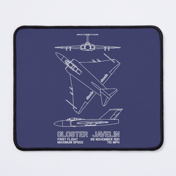 Item preview, Gloster Javelin British Jet Fighter Plane Blueprints Diagrams designed and sold by MilitaryMart.