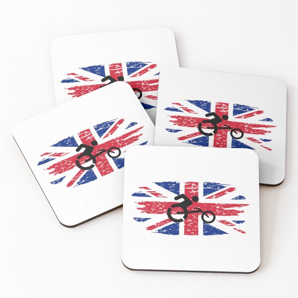 Item preview, Wheelchair Racer with UK / British Flag designed and sold by It's Wheelie Cool.