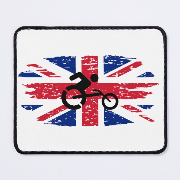 Item preview, Wheelchair Racer with UK / British Flag designed and sold by It's Wheelie Cool.