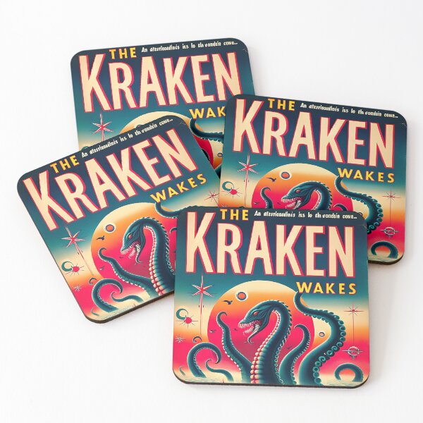 Item preview, The Kraken Wakes - 50's book Cover designed and sold by Sovietmovies.