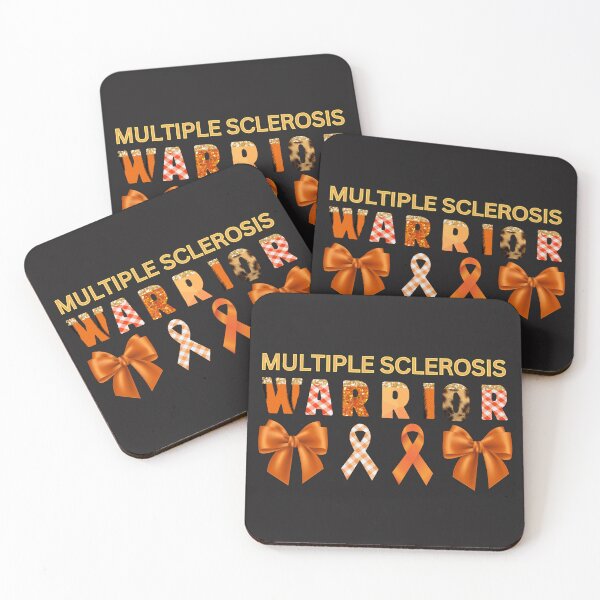 Item preview, Multiple Sclerosis Warrior Orange Ribbon Awareness Design designed and sold by Raise2Shine.