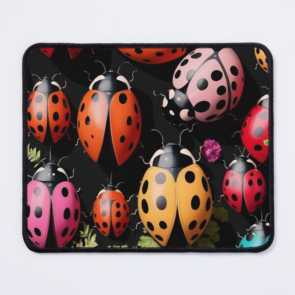 Item preview, Black and Red Ladybugs Ladybird Bugslovely designed and sold by DunuStore.