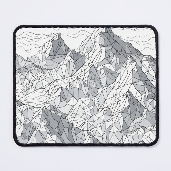 Item preview, White Mountains Pattern designed and sold by NicolasGlowArt.