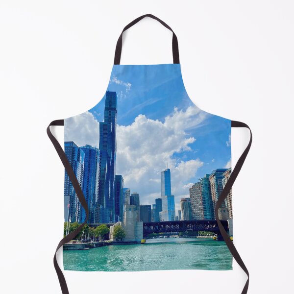 Item preview, Chicago River Skyline designed and sold by mamamur.