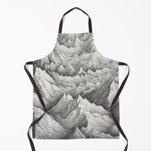 Item preview, Abstract White Mountains designed and sold by NicolasGlowArt.