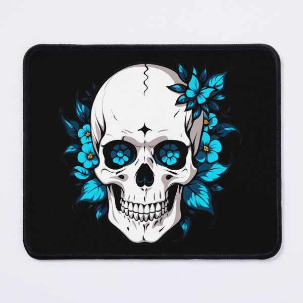 Item preview, A skull with flowers designed and sold by Sopilka.