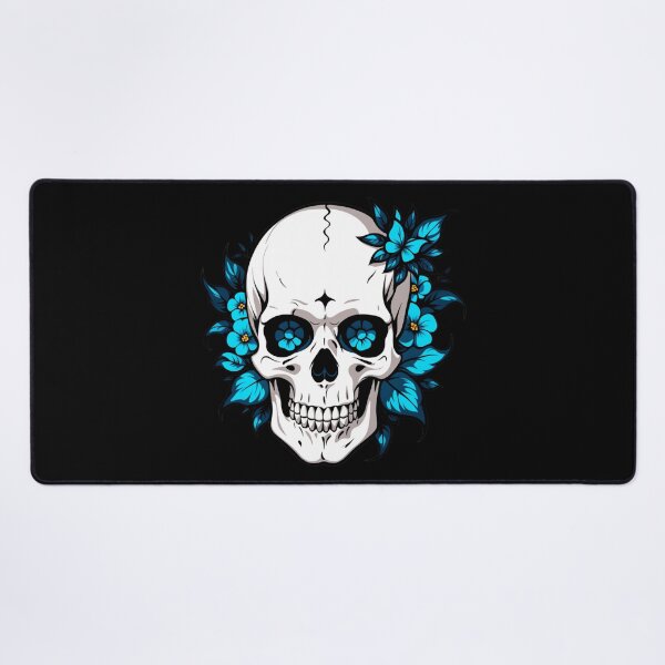 Item preview, A skull with flowers designed and sold by Sopilka.