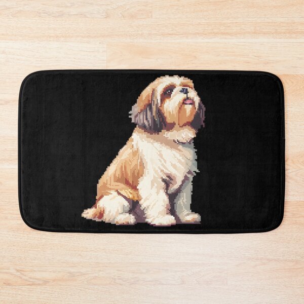 Item preview, Pixel Portrait Lhasa Apso designed and sold by CUTEDOGGIEZ.