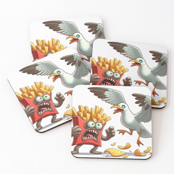 Item preview, Seagull fighting chips designed and sold by Matthew’s Tee Shop.