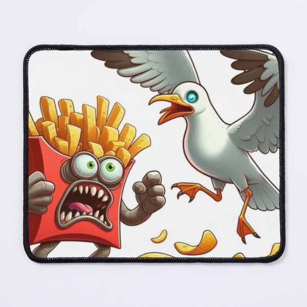 Item preview, Seagull fighting chips designed and sold by Matthew’s Tee Shop.