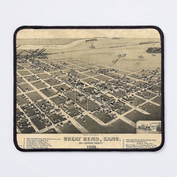 Item preview, Great Bend, Kansas (1882) designed and sold by allhistory.