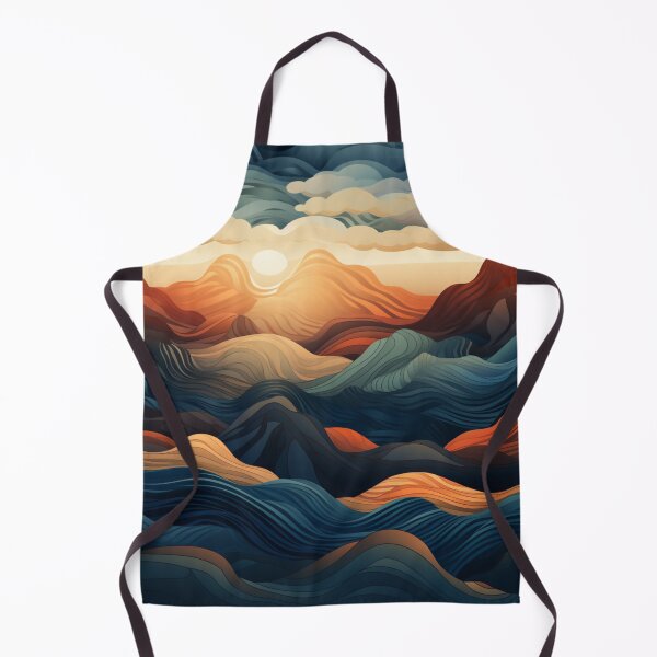 Item preview, Sunset Mountains Pattern designed and sold by NicolasGlowArt.