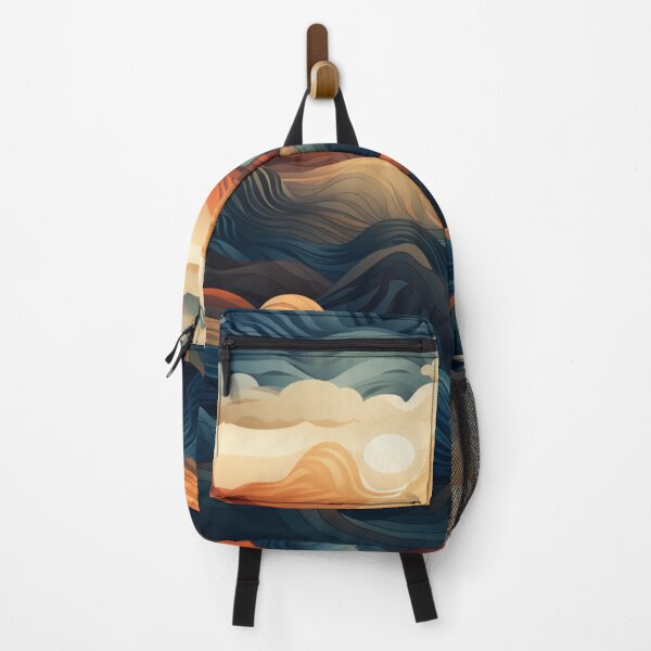 Item preview, Sunset Mountains Pattern designed and sold by NicolasGlowArt.