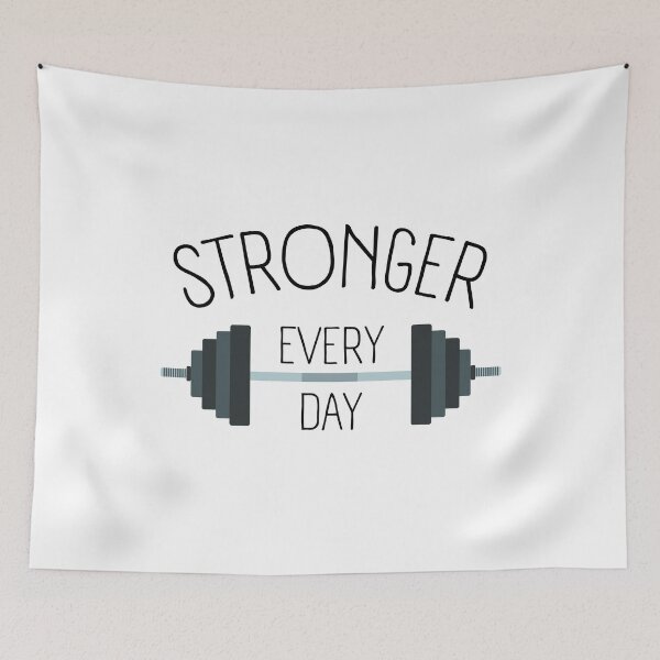 Item preview, Stronger every day - Dark barbells designed and sold by Weknes.